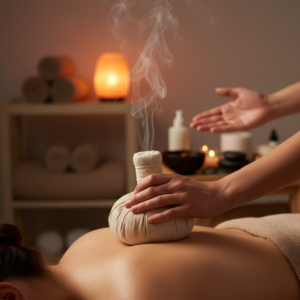 مساج الأعشاب